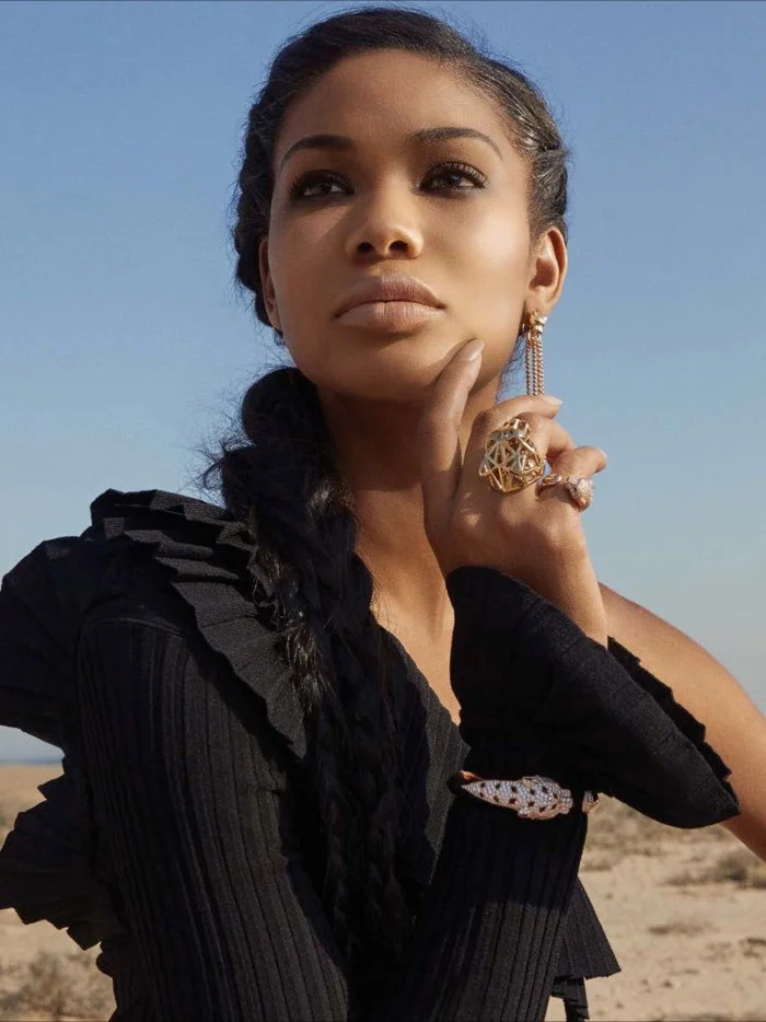 model chanel iman - Ilustrasi 3