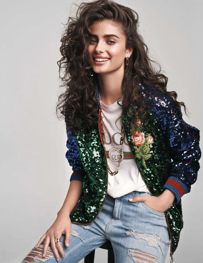 Taylor Hill Is 'Woman Of The 80's' By Steven Pan For Elle France ...