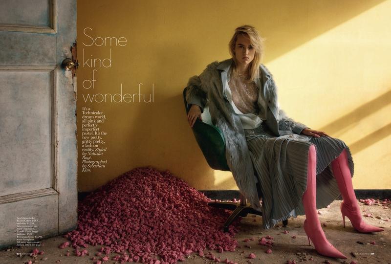 Sebastian Kim Snaps Harleth Kuusik In Some Kind Of Wonderful For Vogue Australia March