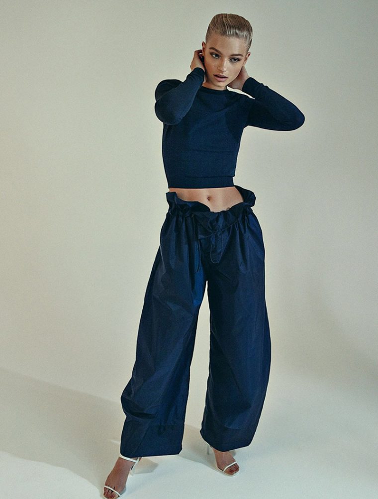 Gregory Harris Captures Frederikke Sofie In A Blue Mood For Vogue UK ...