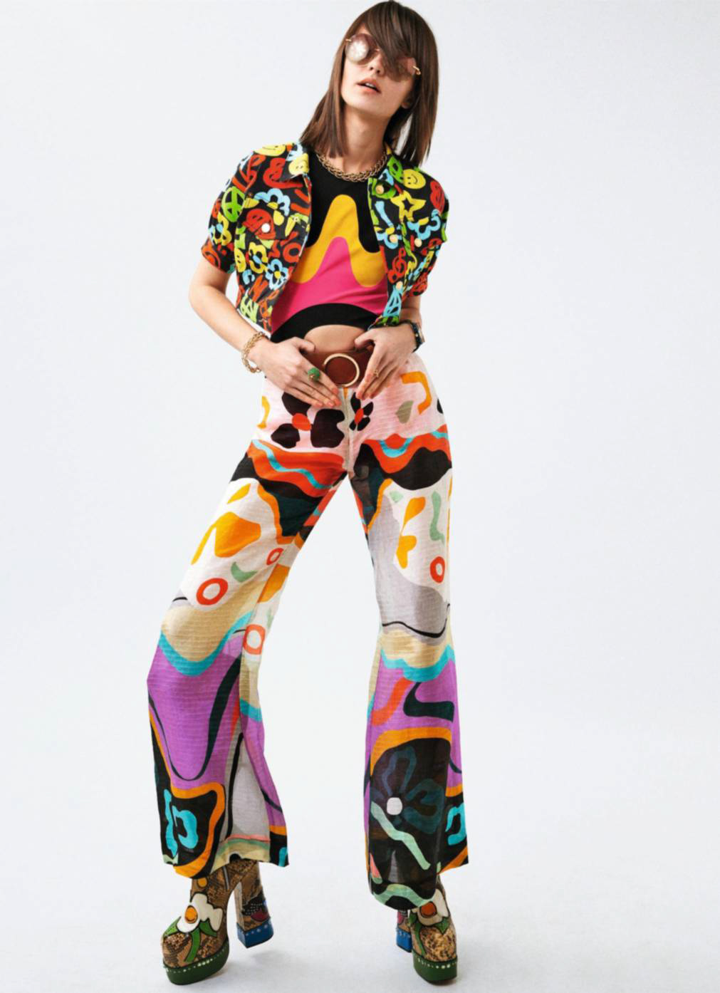Heloise Giraud Fronts 'She's A Rainbow' By Andoni & Arantxa For Grazia ...