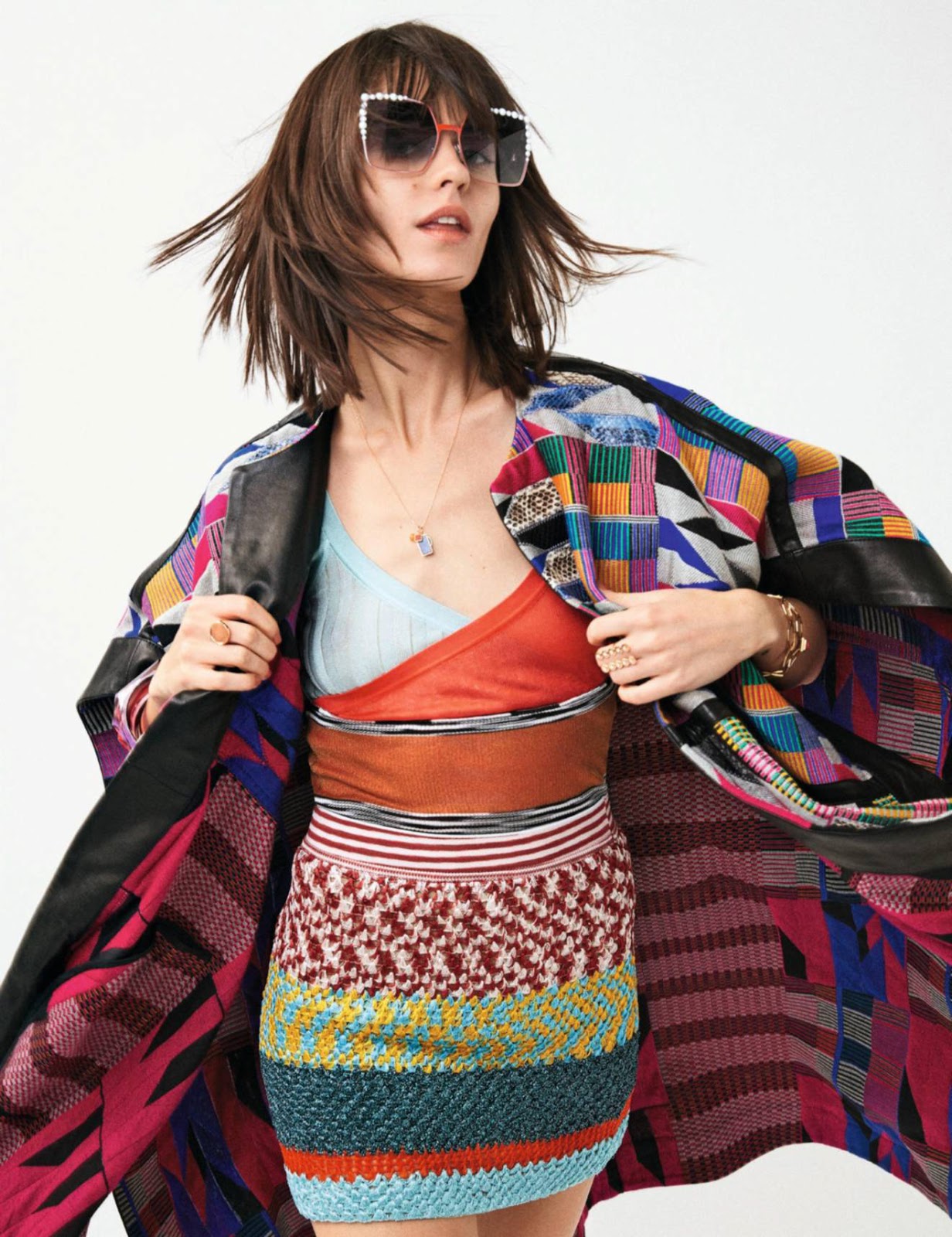 Heloise Giraud Fronts 'She's A Rainbow' By Andoni & Arantxa For Grazia ...