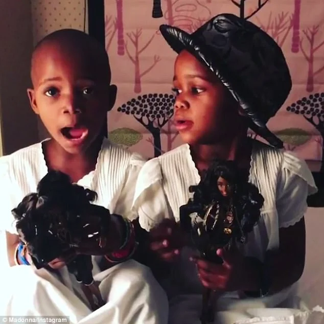 Meet Esther and Stella, Madonna's twin daughters, age 4, from Malawi.