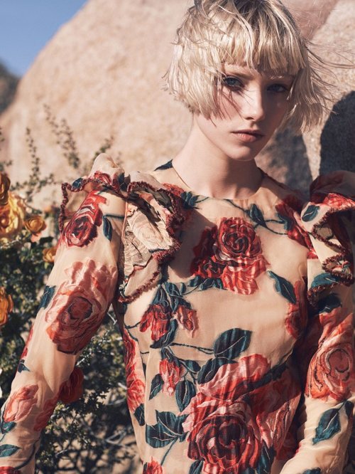 Grace Hartzel Fronts 'Moonlight & Roses' By Mikael Jansson For Vogue US ...