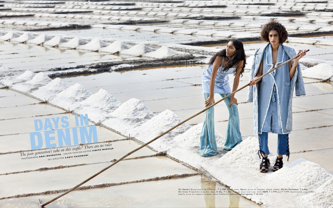 Naomi Janumala & Iman Eldeeb Front 'Days in Denim By Anai Bharucha For ...