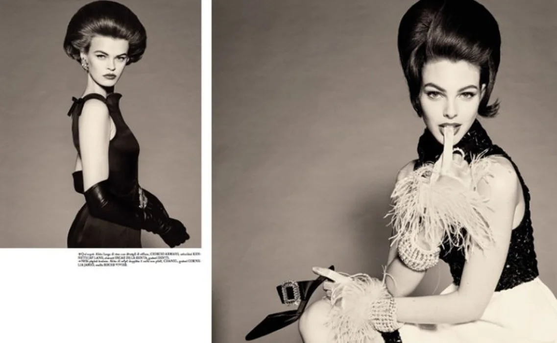 Steven Meisel Captures 'Shades of Time' Channeling the Great Days of ...