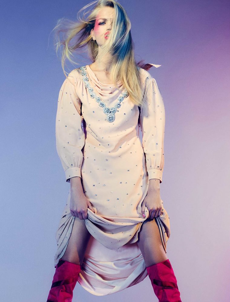 Daphne Groeneveld Stuns In 'Choc Neon' By Mark Abrahams For Elle Brazil ...