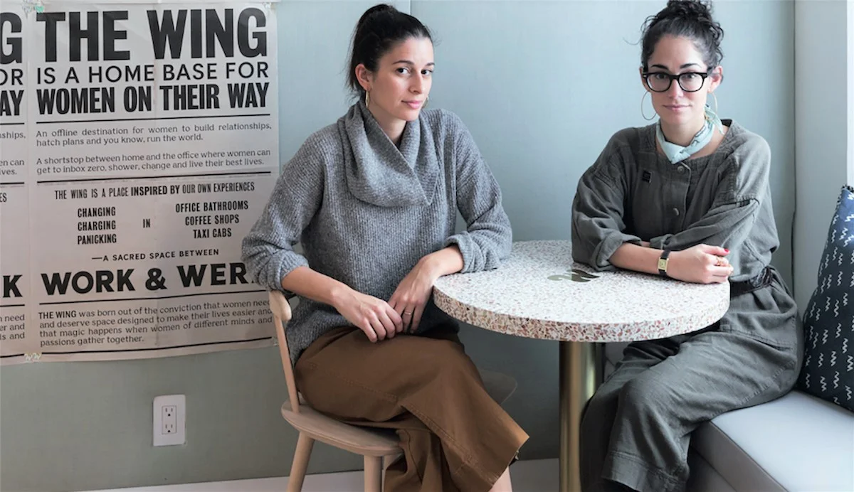 The Wing’s founders, Lauren Kassan and Audrey Gelman. 