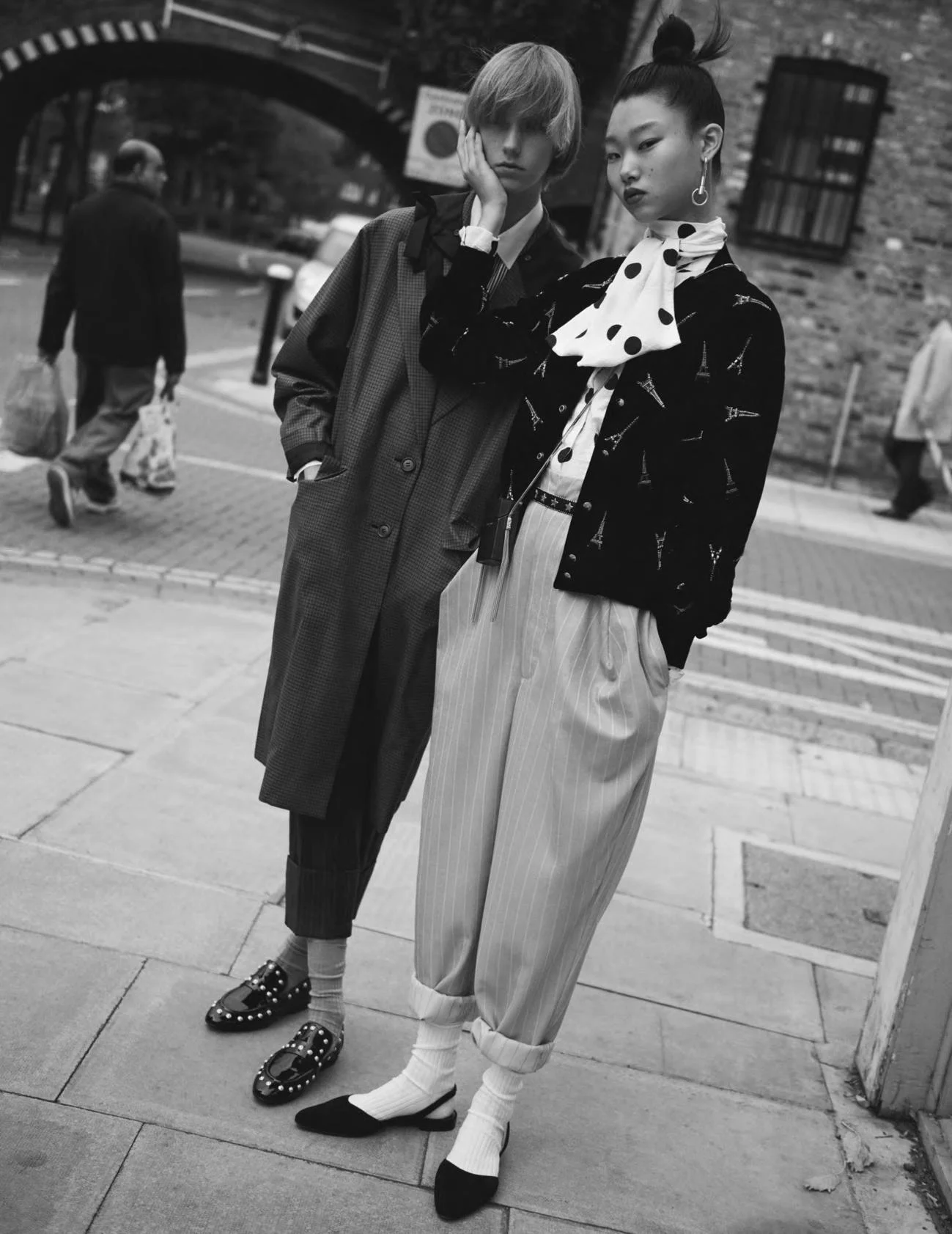 Karim Sadli Flashes Fashion Girl Gang In 'Blitz Spirit' For Vogue UK