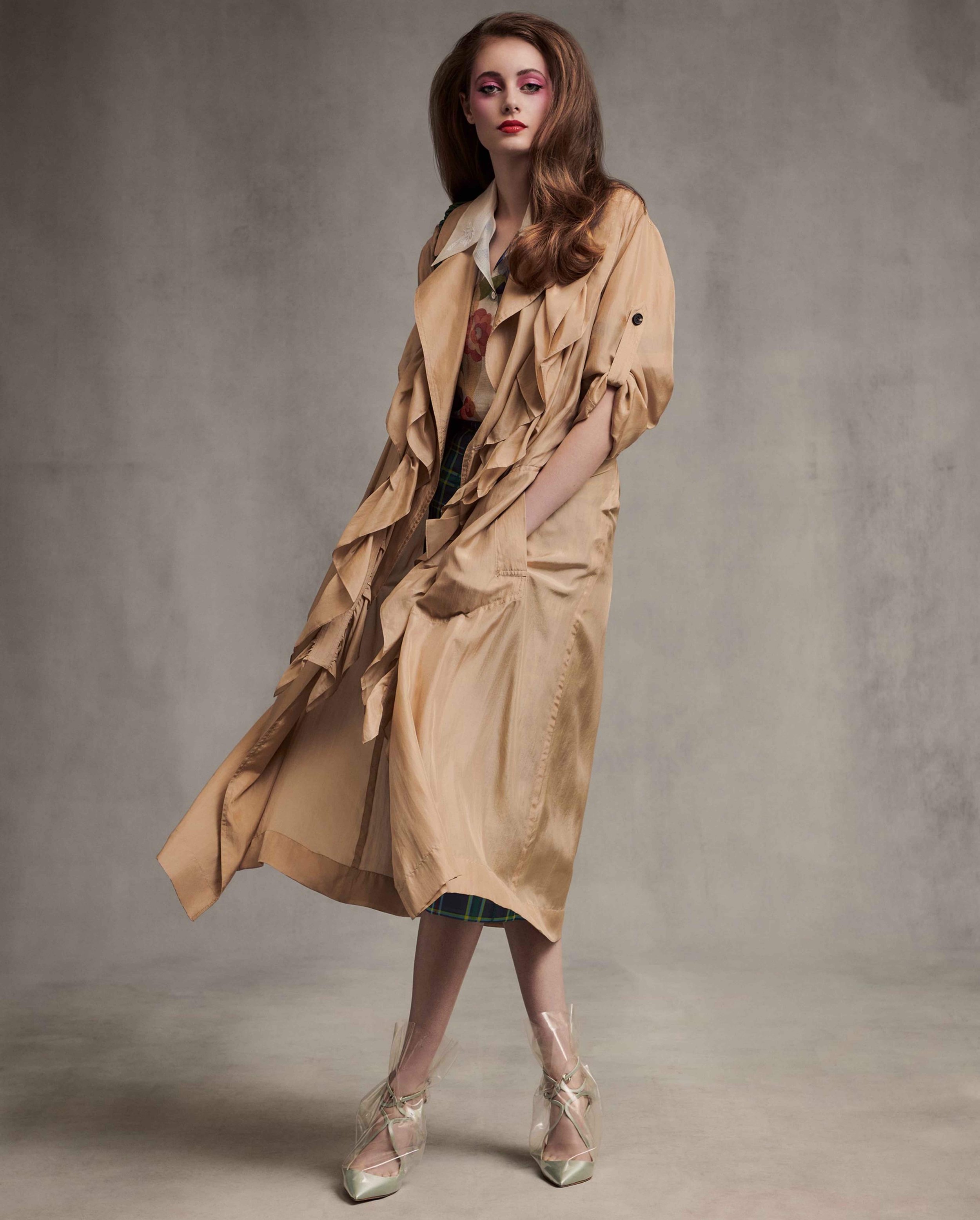 Thairine Garcia Shows Off Spring Trench Coats Lensed By Sonny McCartney ...