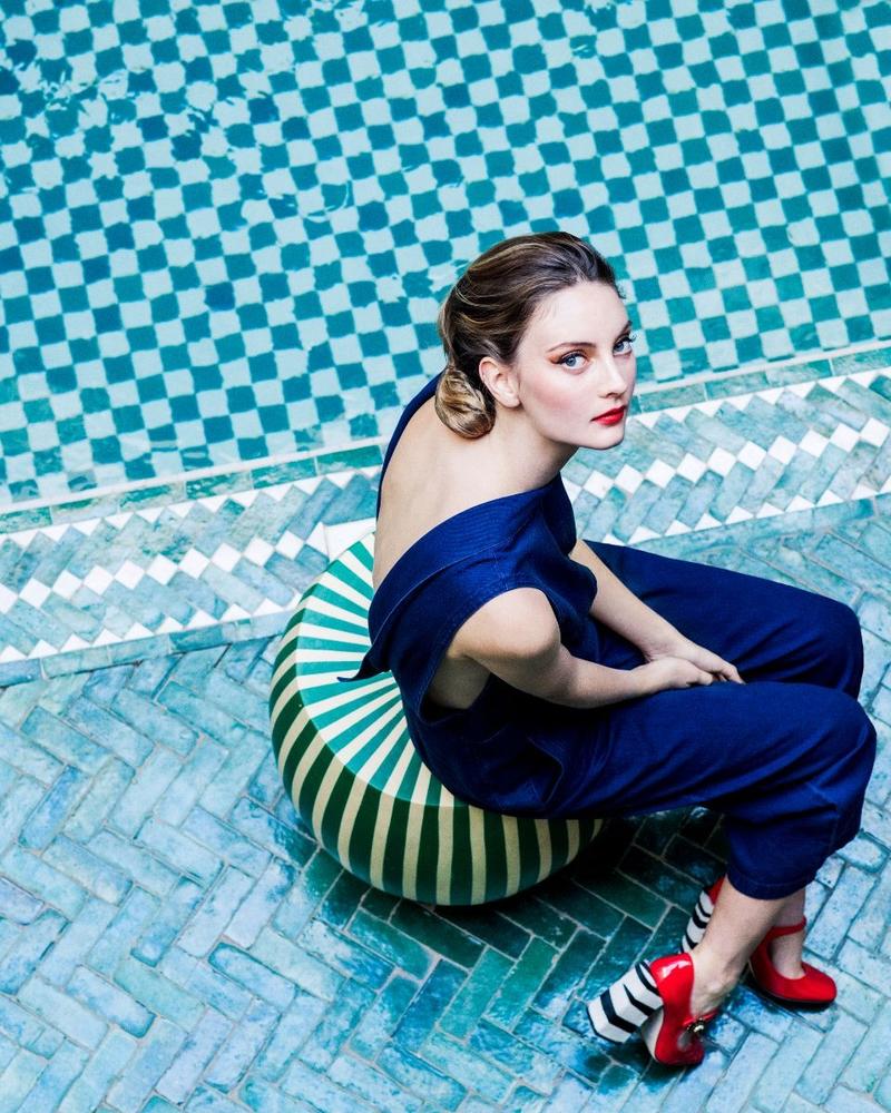 Codie Young Lounges At El Fenn, Marrakech, Lensed By Conde Nast ...