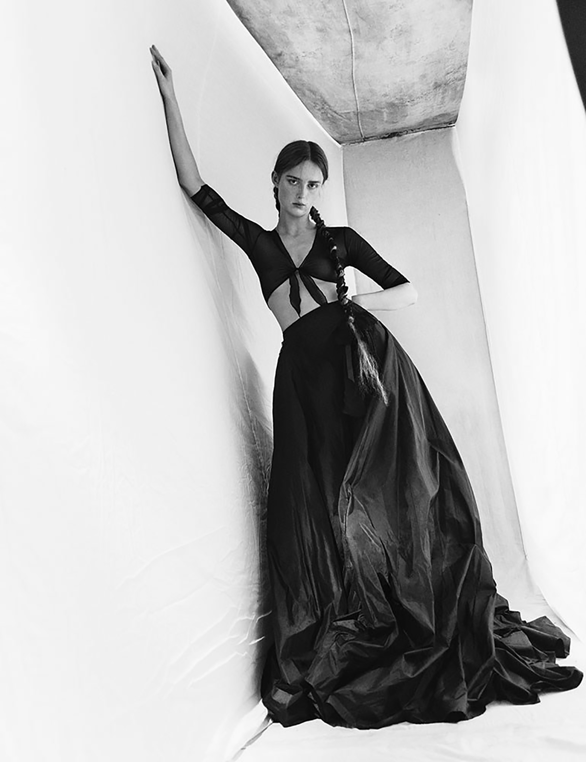 Paolo Roversi Flashes Rianne Van Rompaey In Romantic Sobriety For ...