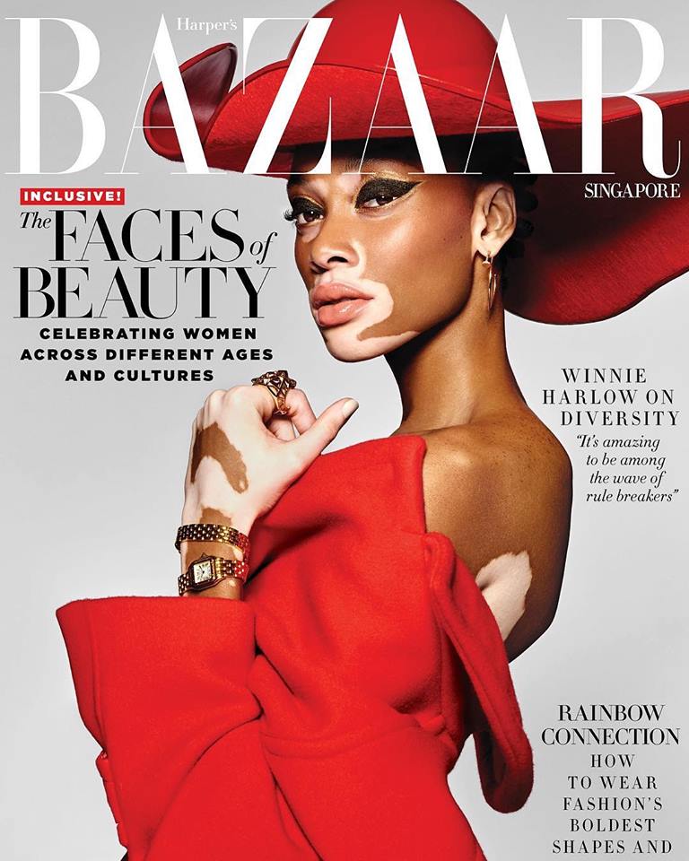 Eye: Winnie Harlow Delivers Three Iconic Covers For Harper's Bazaar ...