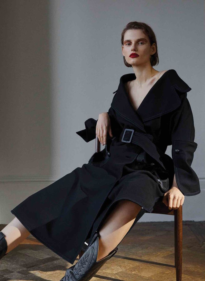 Giedre Dukauskaite Wears 'Pre-Fall Finery' By Thomas Lohr For V ...