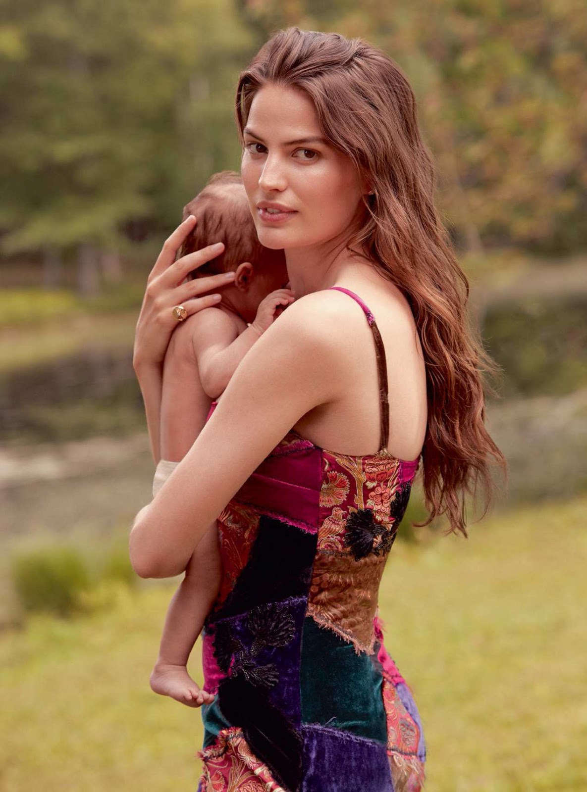 Cameron Russell Is 'Facing The Future' With Baby Asa, In Harper's ...