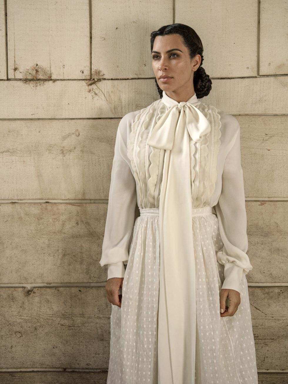 Kim Kardashian Embraced Modesty, Lensed By Jackie Nickerson For CR