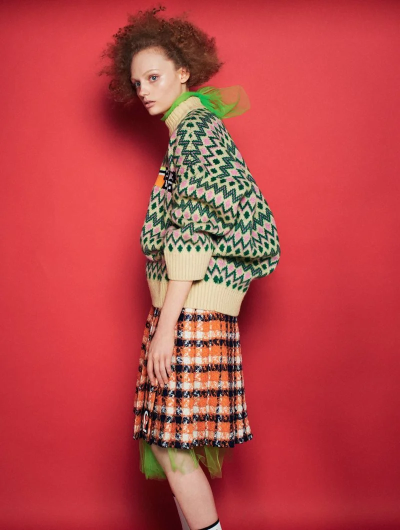Fran Summers Is 'Upsize Down' Lensed By David Sims For Vogue UK ...