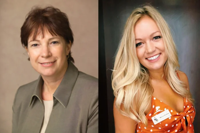 DR. NANCY VAN VESSEM (L) AND MAURA BINKLEY (R). PHOTO: TBH/FACEBOOK