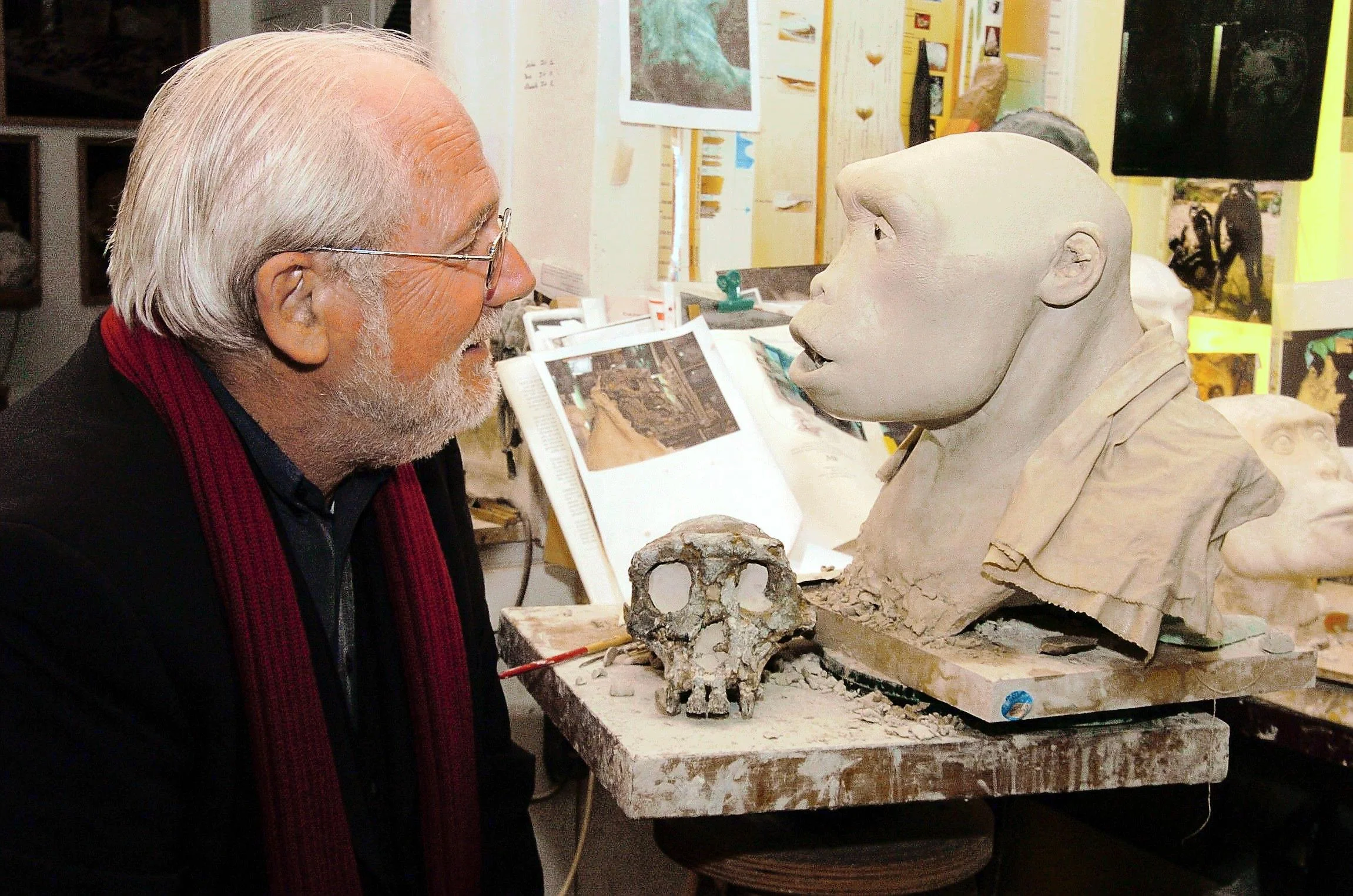 Paleontologist Michel Brunet, who discovered the Toumaï skull in the Chadian desert. (MPFT photo )