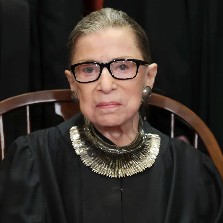 Ruth Bader Ginsberg poses for official Supreme Court Justice photo.