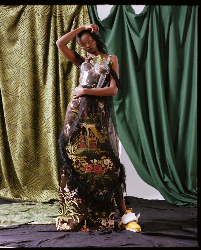 Akiima Ajak Is Global Fashion Goddess Lensed By Alice Rosati For Vogue ...