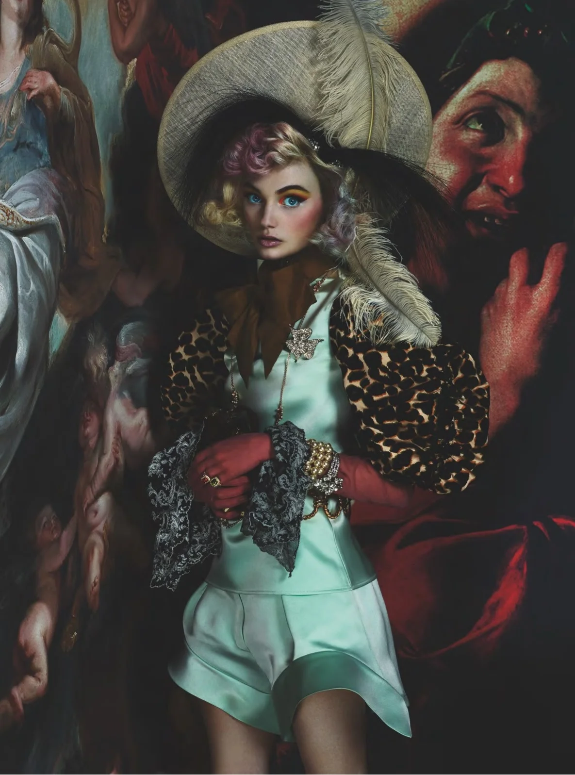 Mert & Marcus Capture 'Joie de Vivre' Natalia, Stella, Fran, Liya, Sora + In Vogue UK March 2019