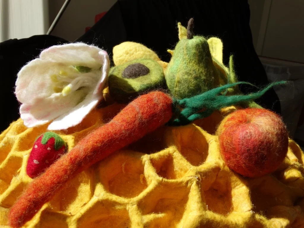 A Community Arts Project initiated by Julie Armstrong to raise awareness of the importance of bees for pollination for a whopping 2/3 of our food production. Act for Bees