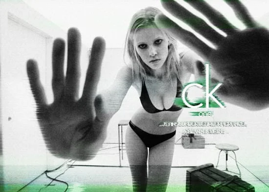 This 2011 calvin klein image of model Lara Stone was taken after her 2009 rehab stay to overcome an alcohol addiction.