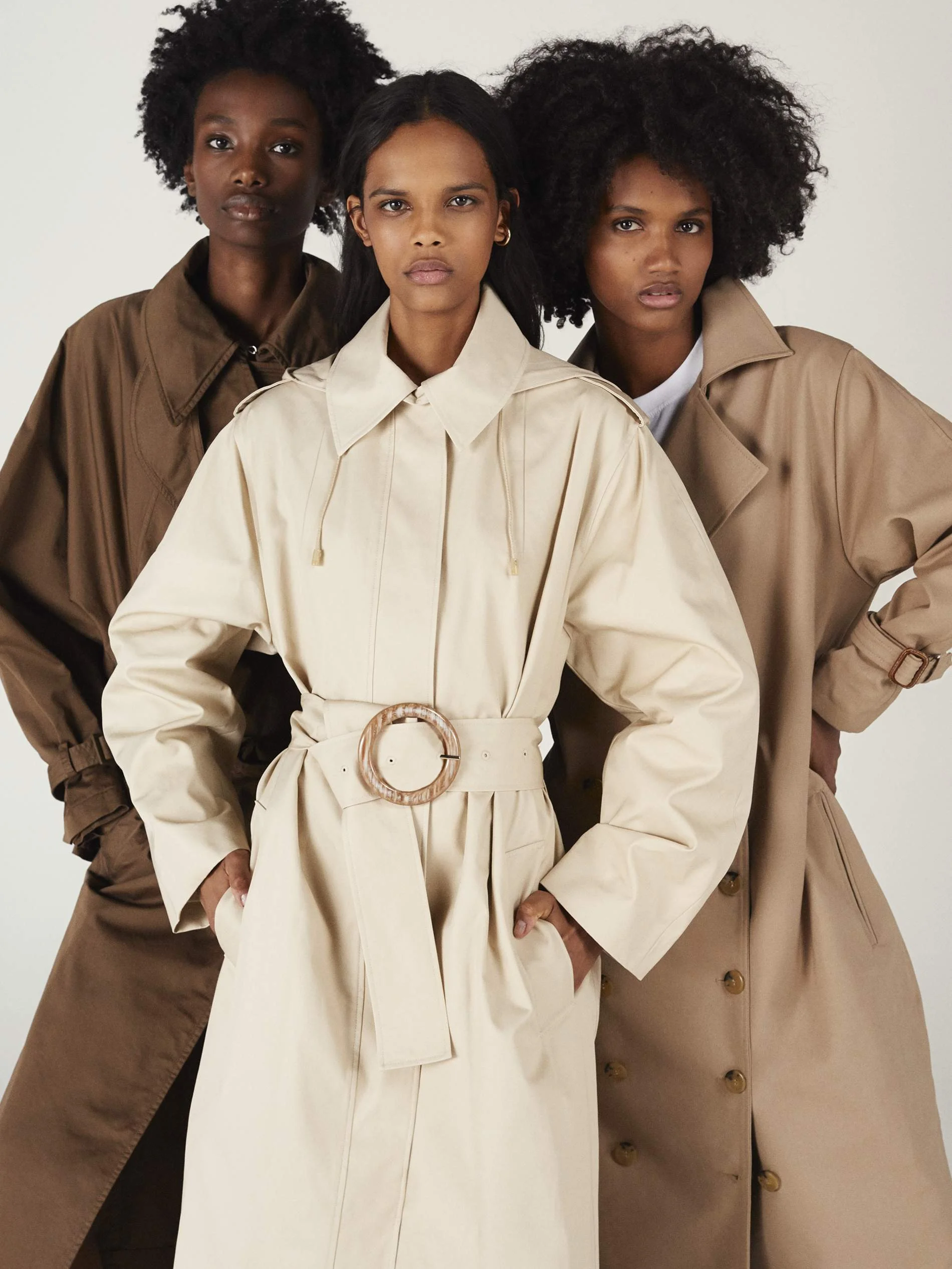 Imari Karanja {l}, Natalia Montero (c) and Ambar Cristal (r)