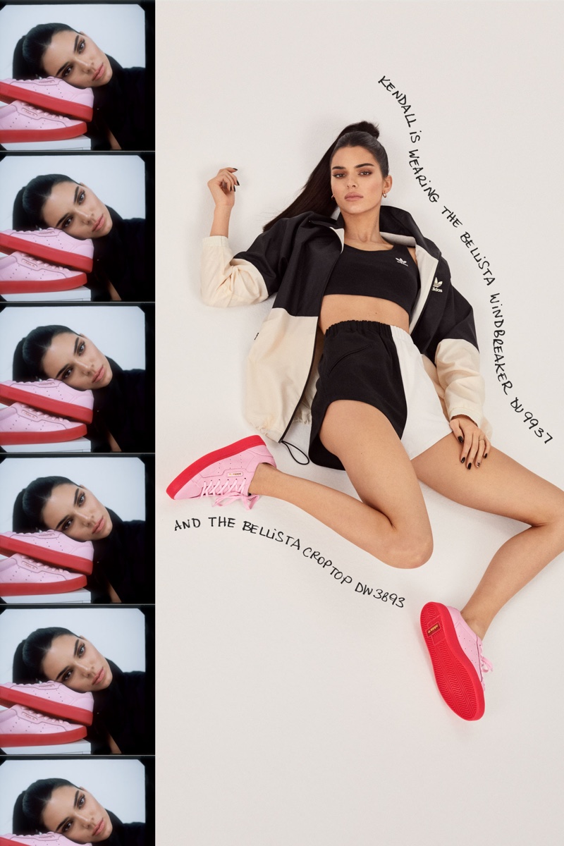 De otra manera T facultativo Leonn Ward Flashes Kendall Jenner In adidas Originals 2019 Sleek Sneaker  Campaign — Anne of Carversville