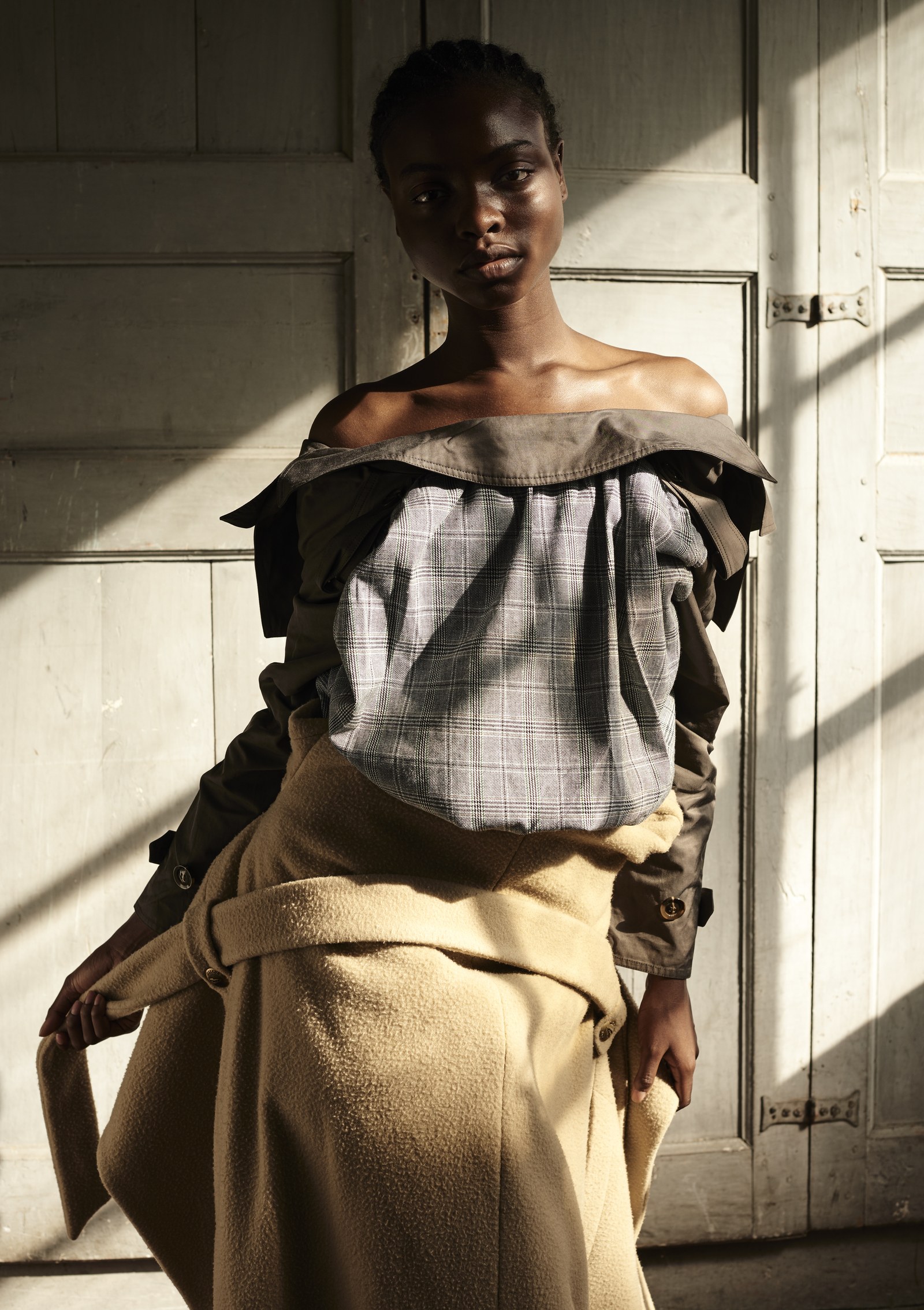 Olamide Ogundele Poses In Trench Coats + Rubber, Lensed By Gianluca ...