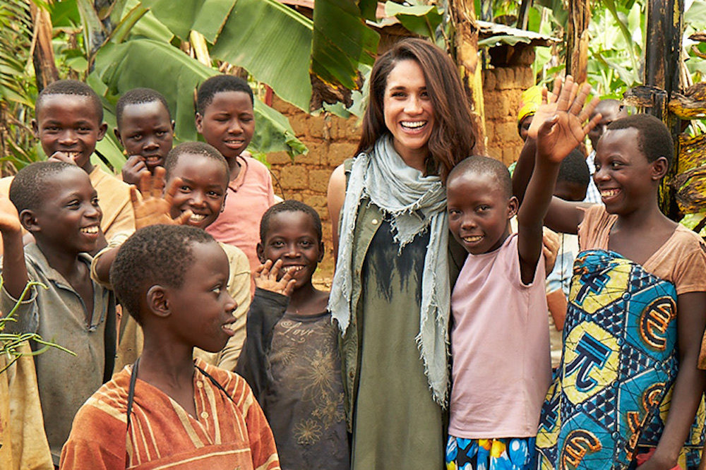 Before marrying Prince Harry Meghan Markle acted on her commitment to girls education, joining World Vision as a global embassador on trips to Rwanda and India.