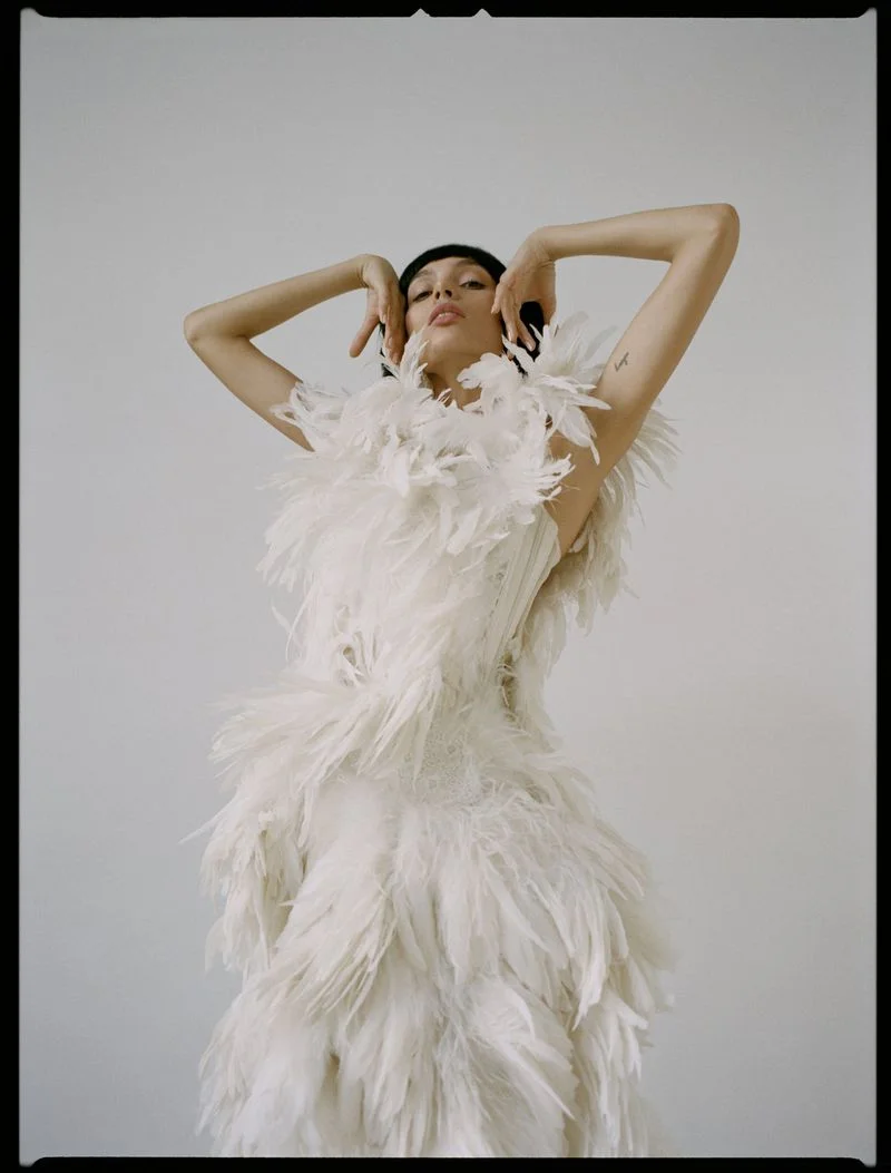 Charlee Fraser Is A Fine Feathered Friend, Lensed By Matthew Sprout For