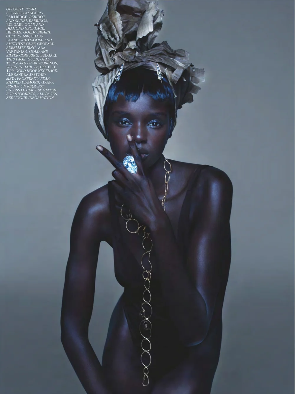Duckie Thot Captivates In 'From Byzantium', Jewels Lensed By Nick