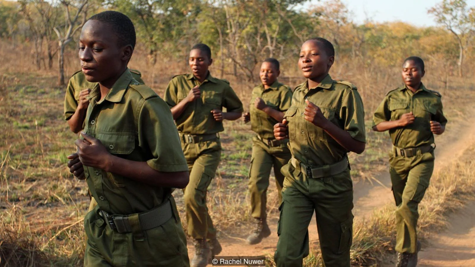 These Zimbabwe women rangers chose the name ‘Akashinga’, which means ‘the Brave Ones’ in Shona. As far as Australian Damien Mander knows, Phundundu is the first nature reserve in the world to be managed and protected by an all-women ranger unit that he recruited and trained. (Credit: Rachel Nuwer)
