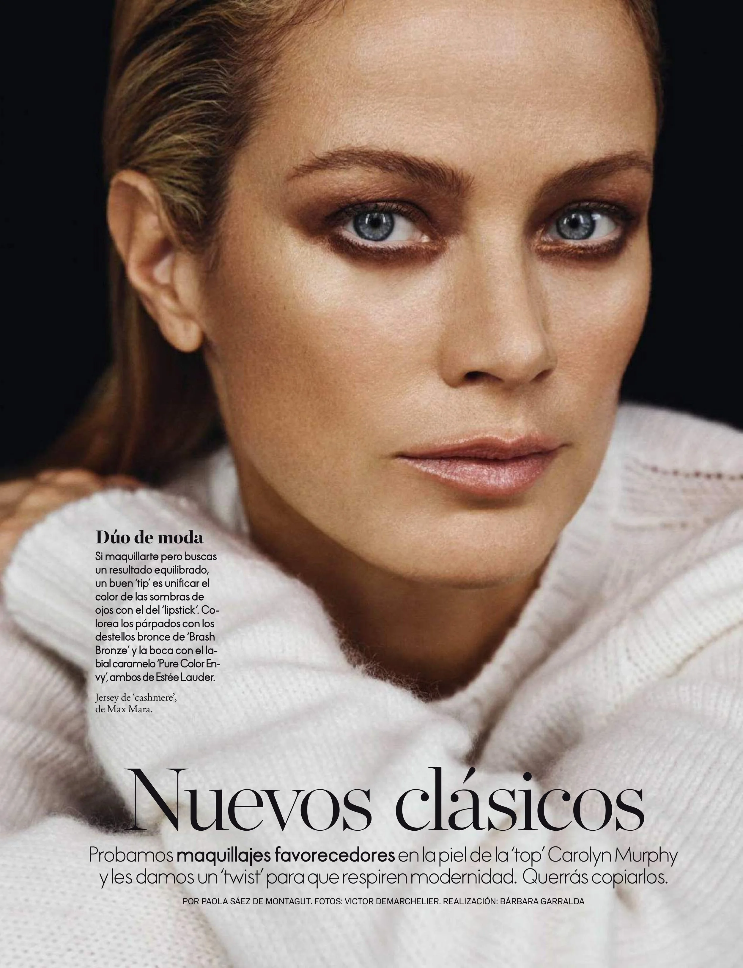 Victor Demarchelier Eyes Model Icon Carolyn Murphy For Elle - 