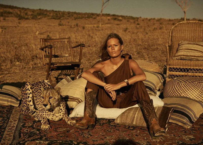 Anna Ewers Channels 'Out of Africa' Lensed by Lachlan Bailey For Vogue