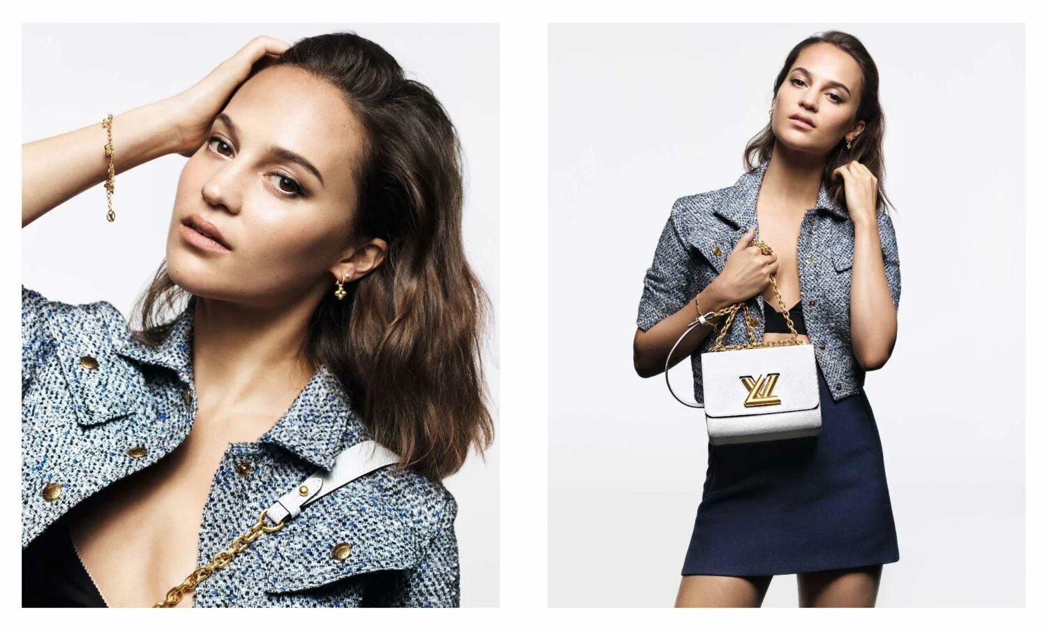 Alcia Vikander fronts the Twist from Louis Vuitton Spring 2019