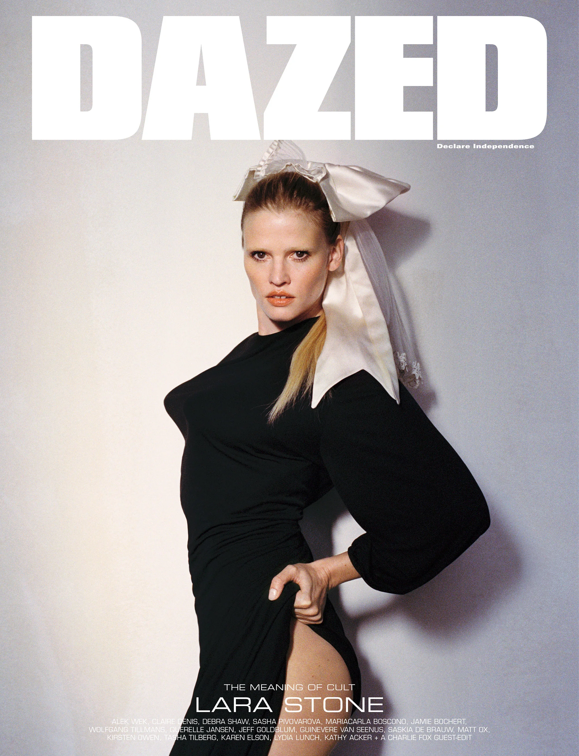 Lara Stone by Brianna Capozzi for Dazed Magazine’s SS2019 ‘The Meaning of Cult’ issue.
