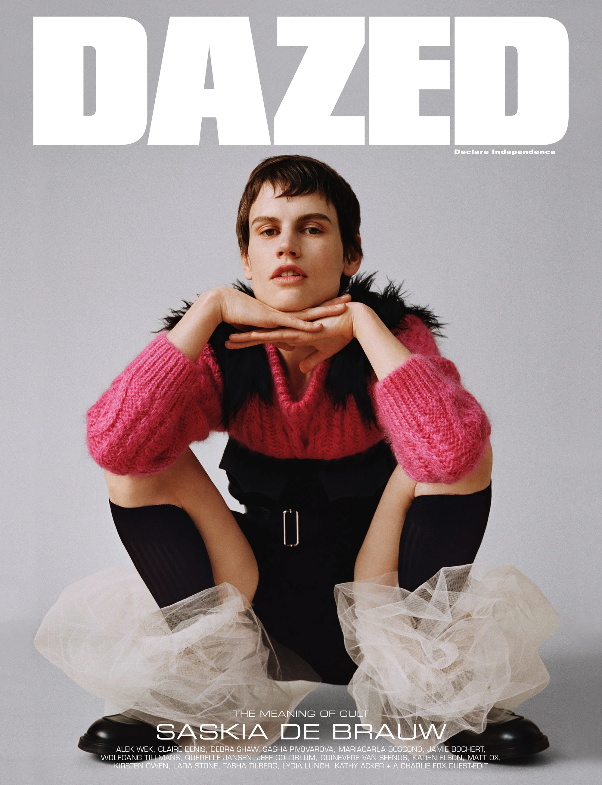 Saskia de Brauw by Angelo Pennetta for Dazed Magazine’s SS2019 ‘The Meaning of Cult’ issue.