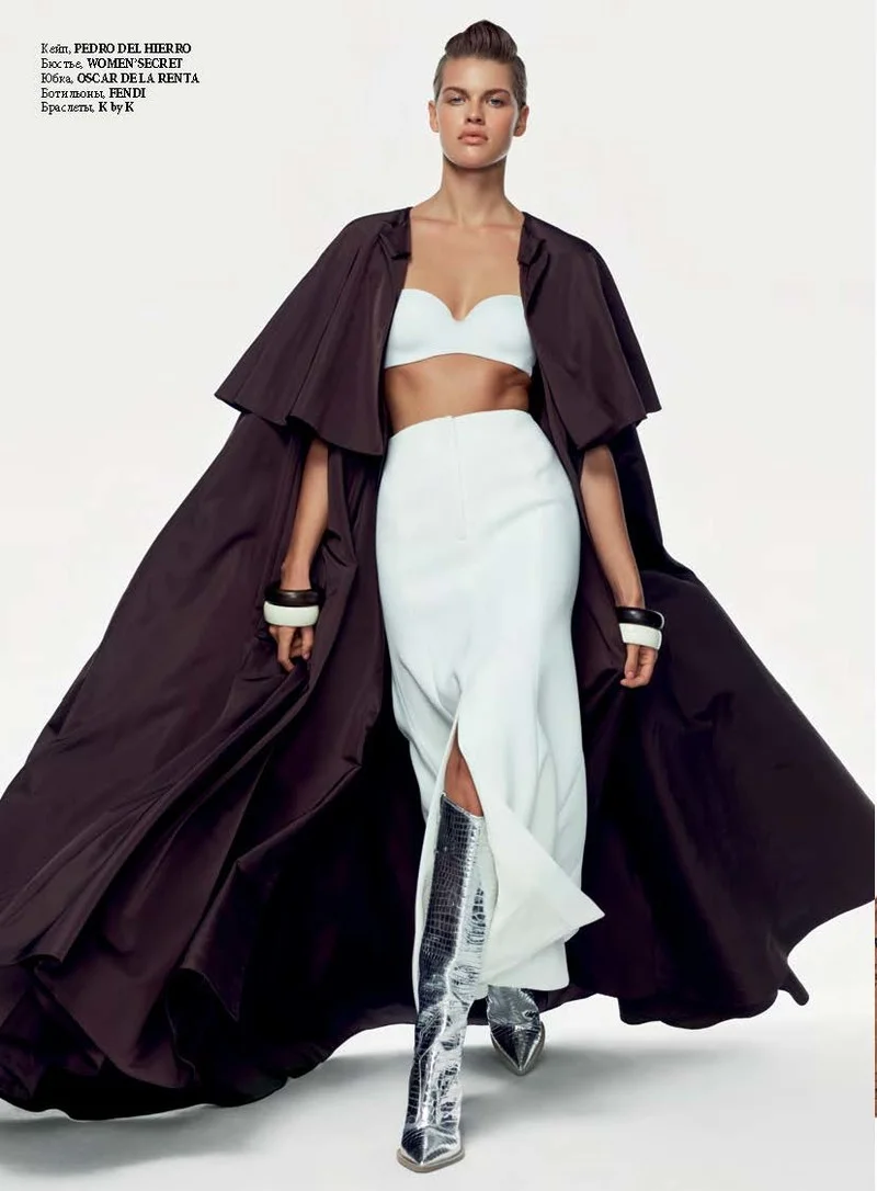 Kim Riekenberg Is Lensed In Burberry Riches By Javier López for L ...