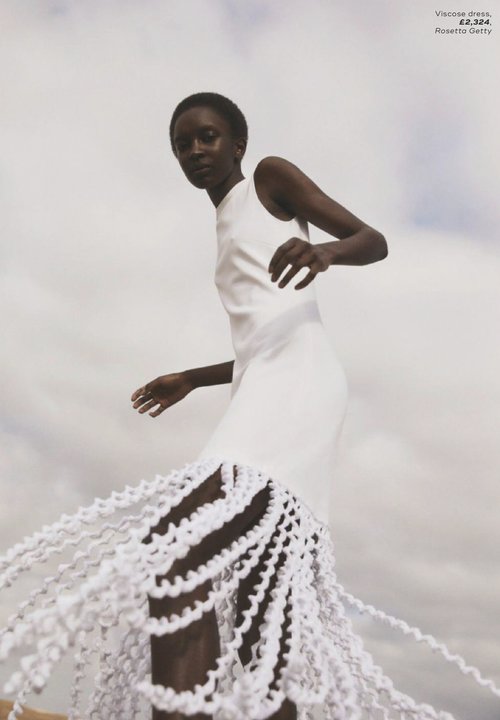 Olivia Malone Captures Nicole Atieno In All White Shapes For Marie ...