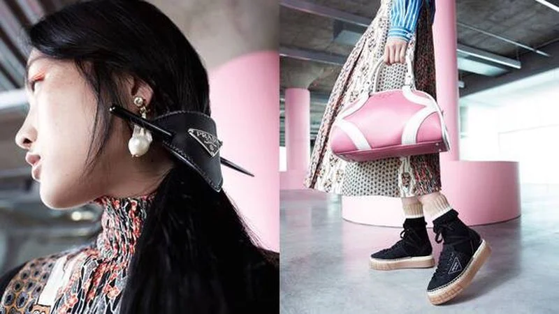 Jing Wen in Prada 365 Resort 2020 Special Project ‘Seditious Simplicity’