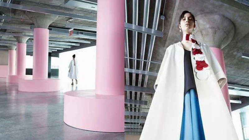 Manu Miloqui in Prada 365 Resort 2020 Special Project ‘Seditious Simplicity’