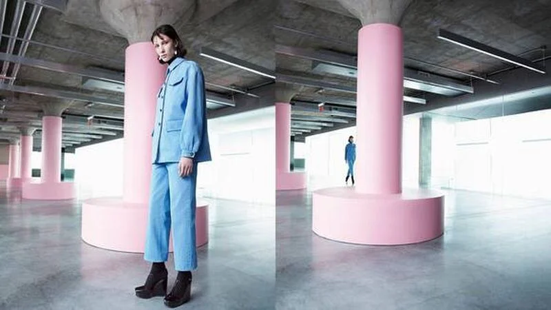 Sasha Knysh in Prada 365 Resort 2020 Special Project ‘Seditious Simplicity’