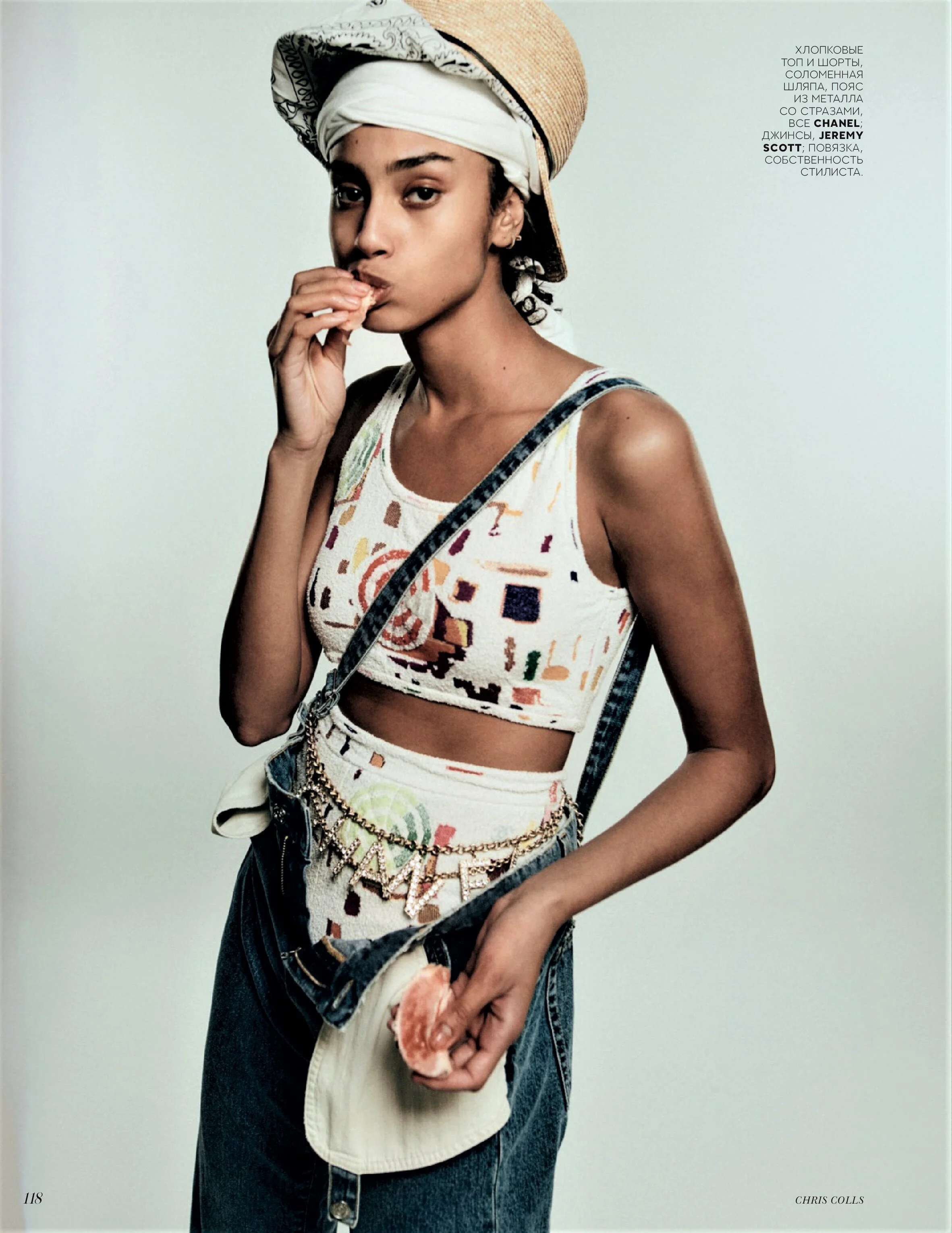 Imaan Hammam Smolders In 'We Want To Walk' By Chris Colls For Vogue