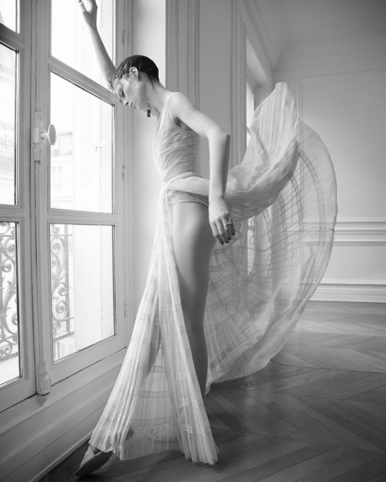 Coco Rocha Poses In Dior's Ballet-Inspired Elegance Lensed By Andreas  Ortner For ELLE Czech — Anne of Carversville