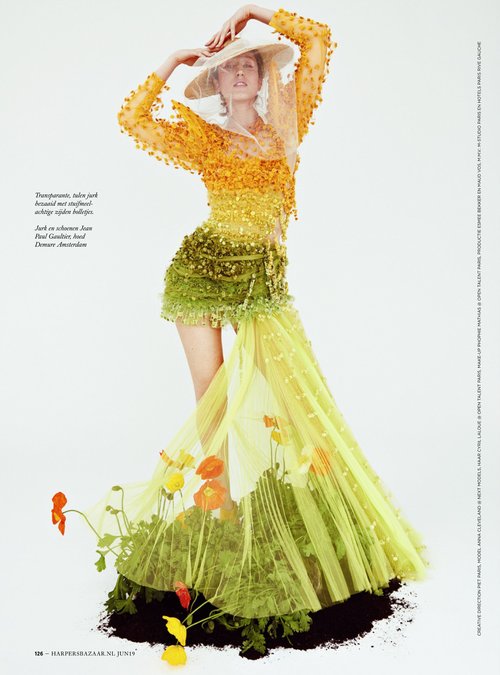 Anna Cleveland Is Nature Goddess, Lensed By Patrovsky + Ramone For ...
