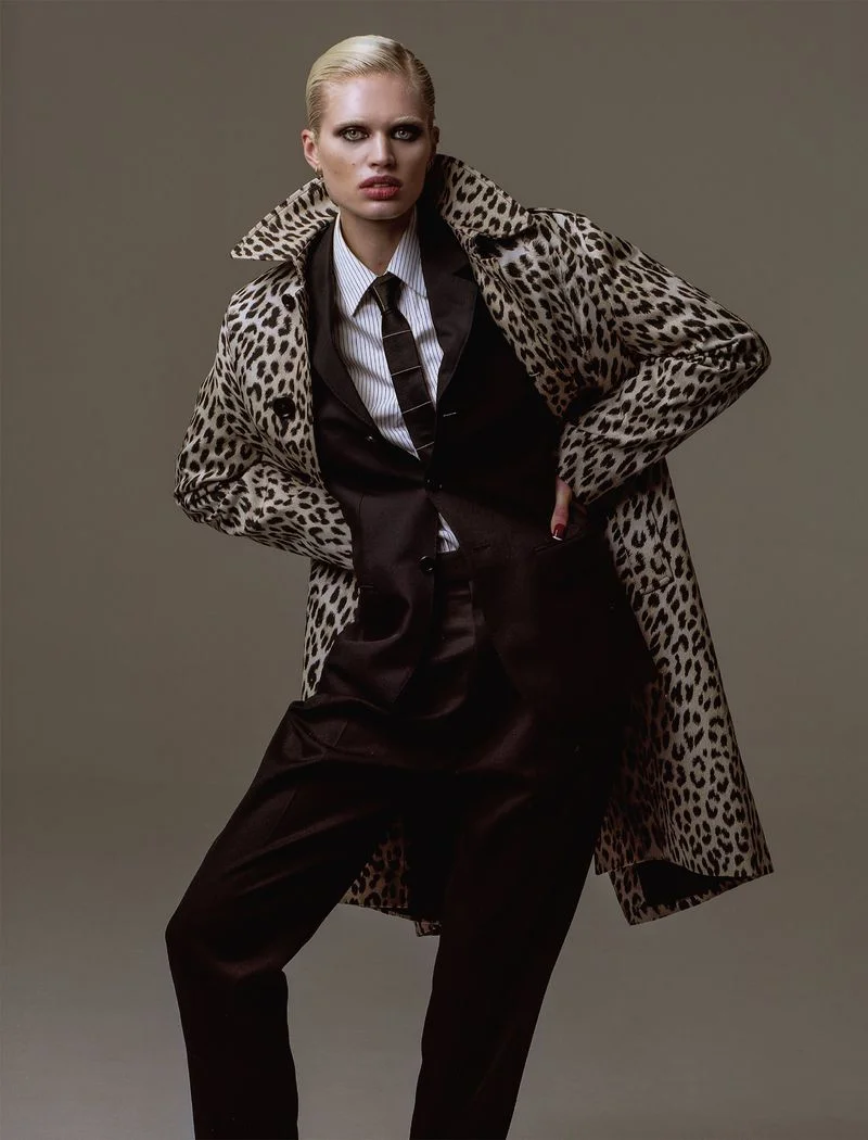 Ella Hope Merryweather Poses In Celine By Hedi Slimane Lensed By Louie