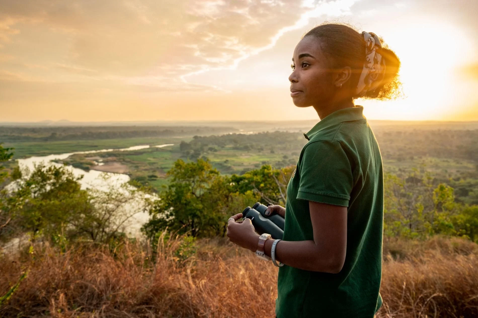 Dominique Gonçalves, Manager of the Elephant Ecology Project at Mozambique’s Gorongosa Park.